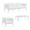 Armen Living Cuffay 4 Piece Outdoor Patio Furniture Set in Brown Aluminum and Rope with Cushions 840254332430 - alternate 8